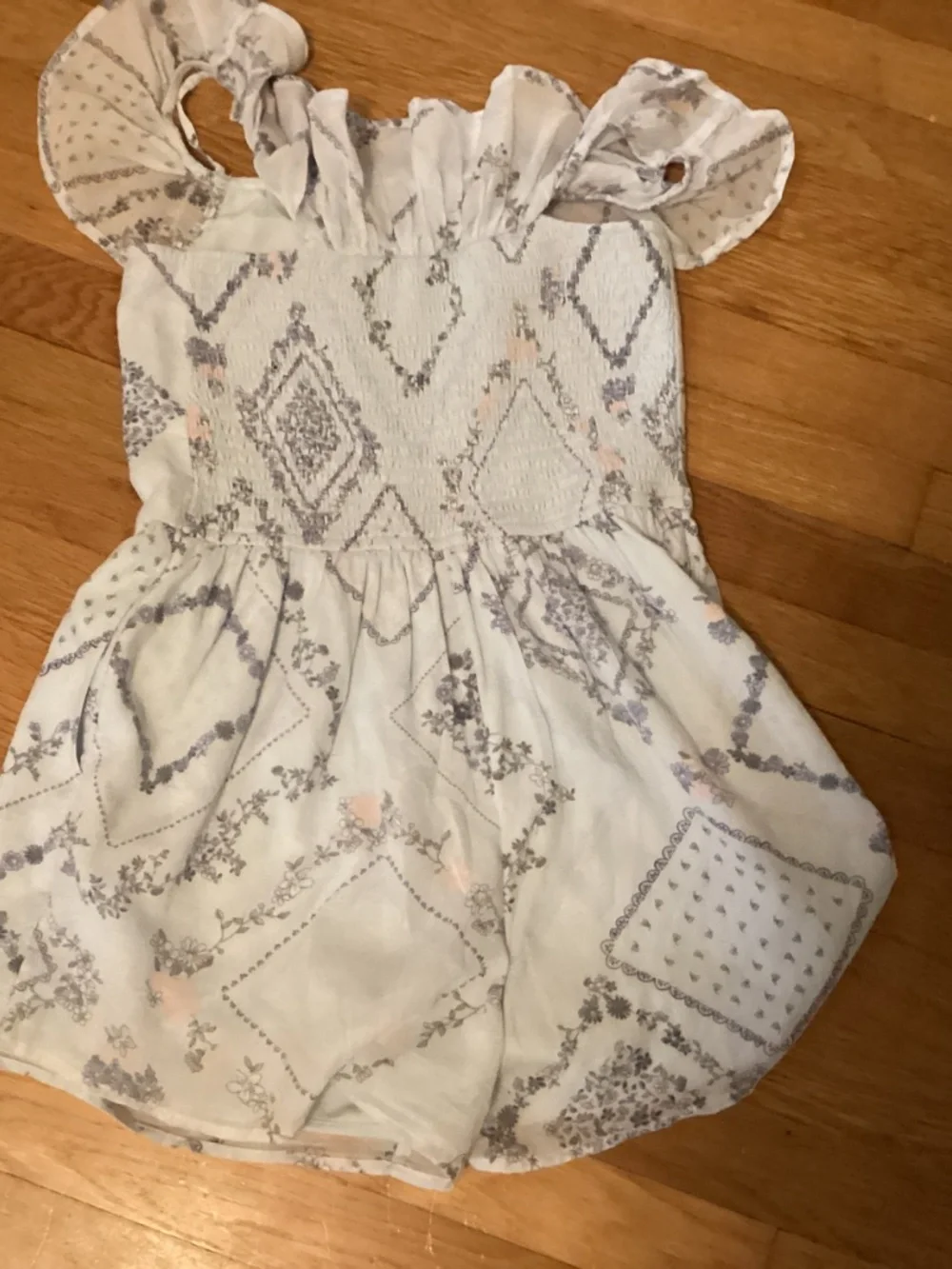 Abercrombie size 13-14 light blue romper